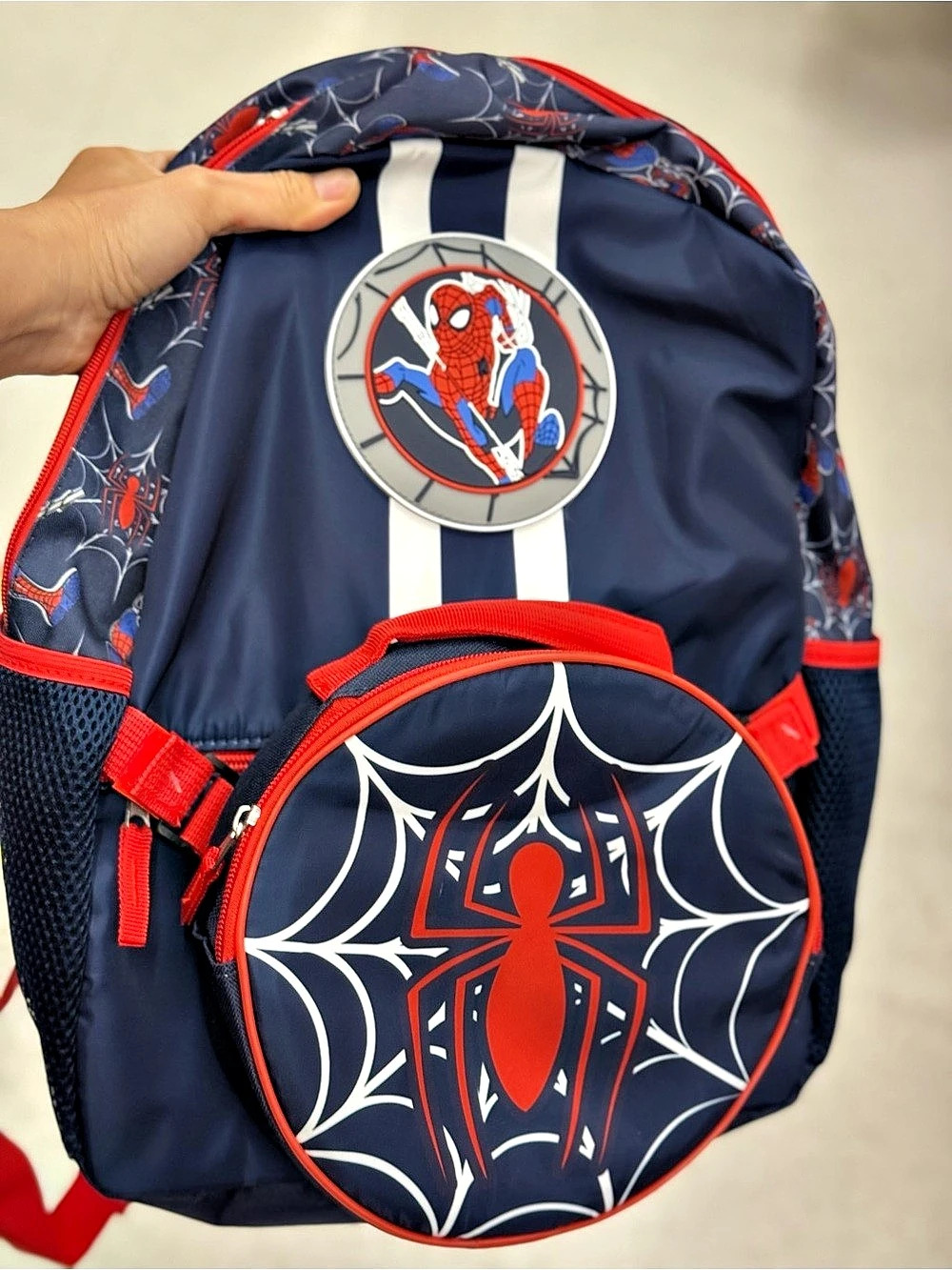 Marvel Spider-Man Backpack in Blue & Red New